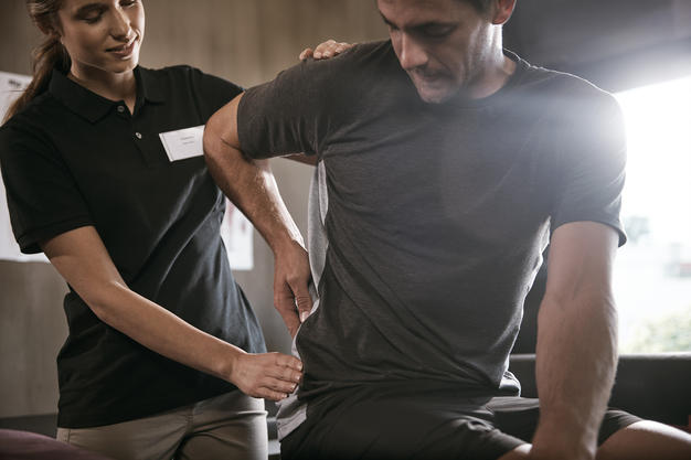 Physical Therapy Treatment stock photography