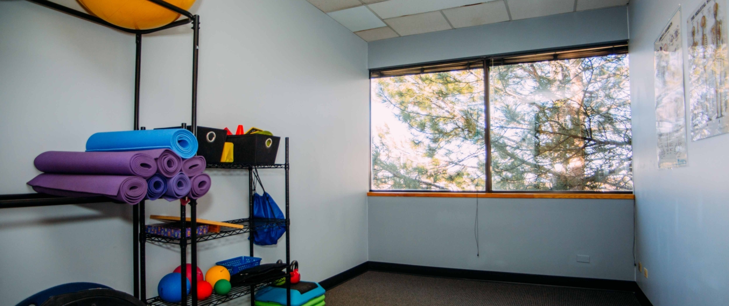 Back in step physical therapy office photography exercise equipment