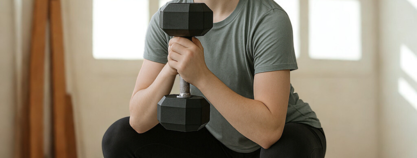 Strength training for dancers focused on balance, control, and technique support